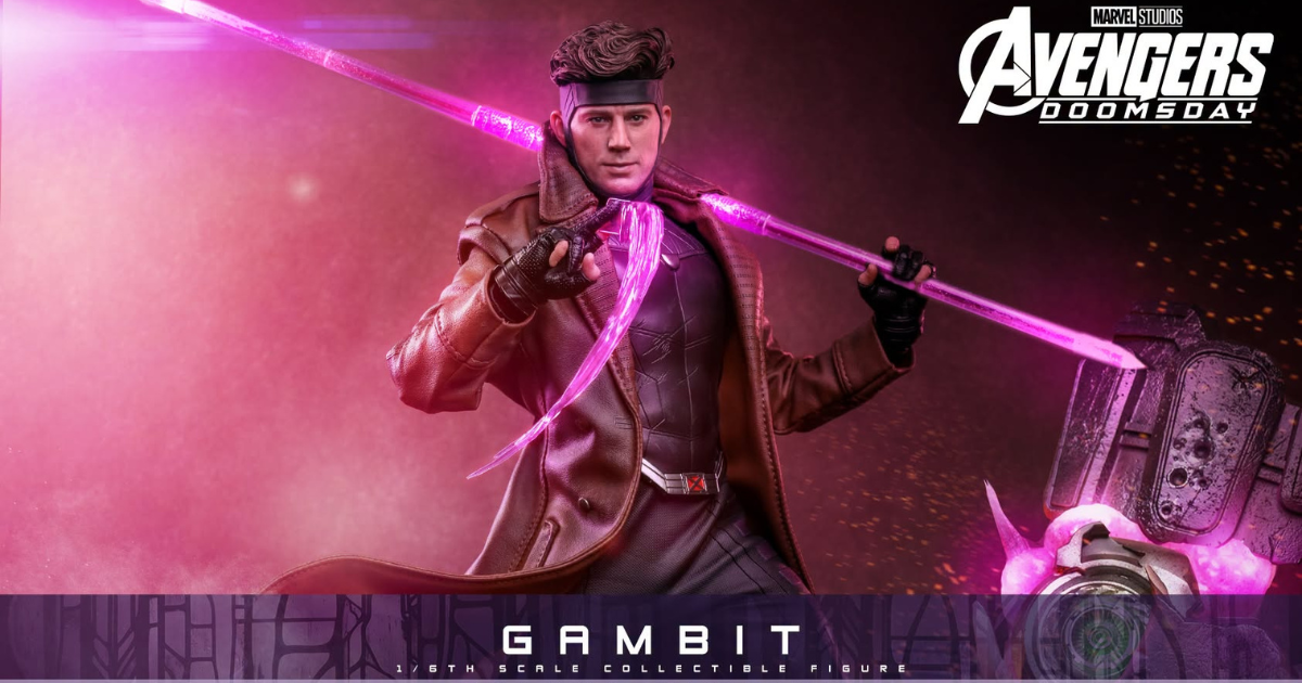Hot Toys Unleashes 'Avengers: Doomsday' Gambit 1/6th Scale Collectible Figure (Deluxe Version), Featuring Explosive Sentinel Diorama!