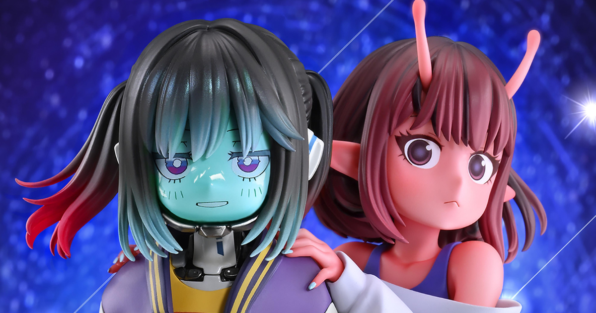 MEDICOS Unveils "Chiharu & Makina" Non-Scale Pre-Painted Figure from "Milky☆Subway" — The Perfect End to a Galactic Adventure!
