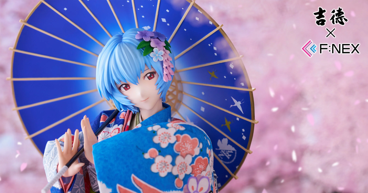 F:NEX x Yoshitoku Unveils Exquisite Rei Ayanami -Japanese Doll- 1/4 Scale Figure, Blending Evangelion with Traditional Craftsmanship!