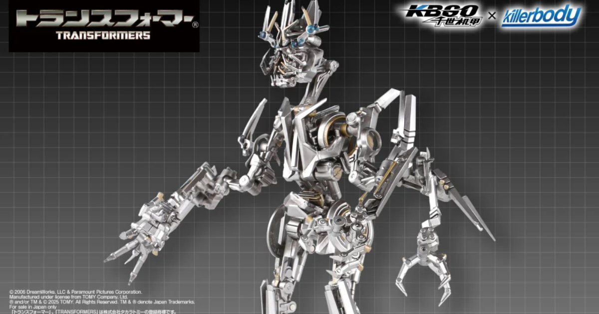 Killerbody Unveils New "Transformers" Frenzy Action Figure, Featuring Boombox and Nokia 8800 Alternate Modes!