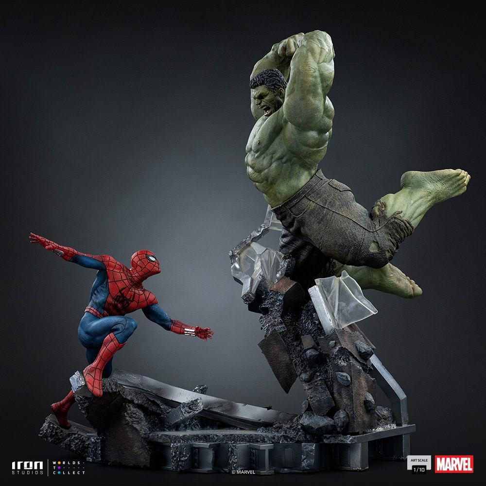 Iron Studios「Art Scale 1/10 スパイダーマン vs ハルク」スタチュー