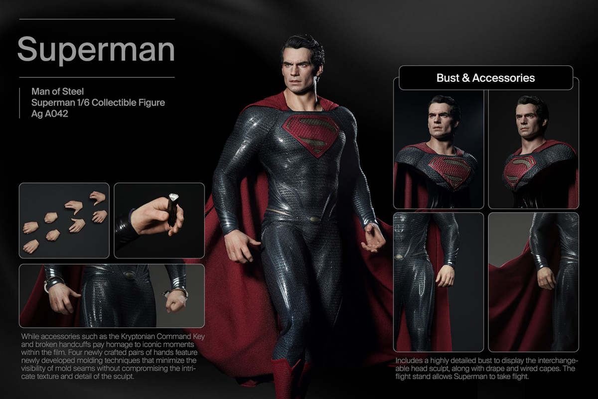 INART 『マン・オブ・スティール』スーパーマン 1/6スケール