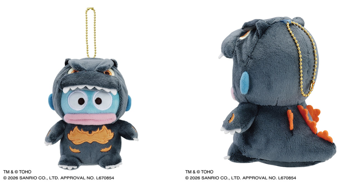 TOHO『ゴジラ』✕ サンリオ「ランダムミニソフビ」と「立体マスコット