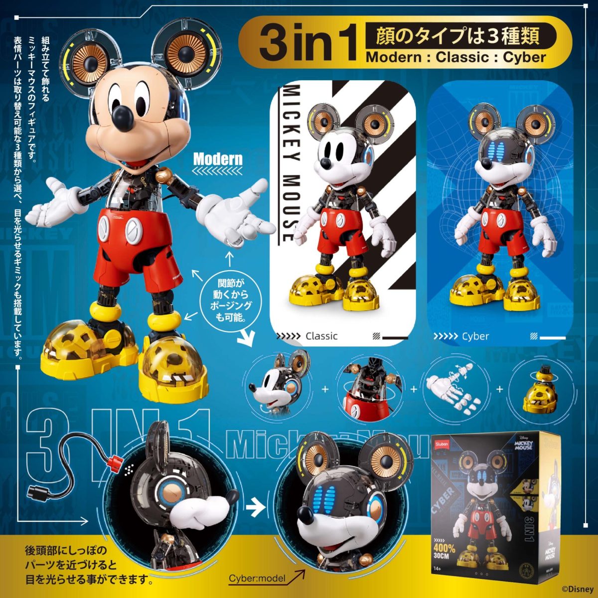 マルカ「ドナルドダック 3in1モデル30cm」登場！3つの形態に自由換装