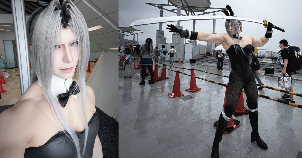 C108泰國Coser「Thames」《FF7》兔女郎賽菲羅斯參戰 超絕魅力在會場引起關注