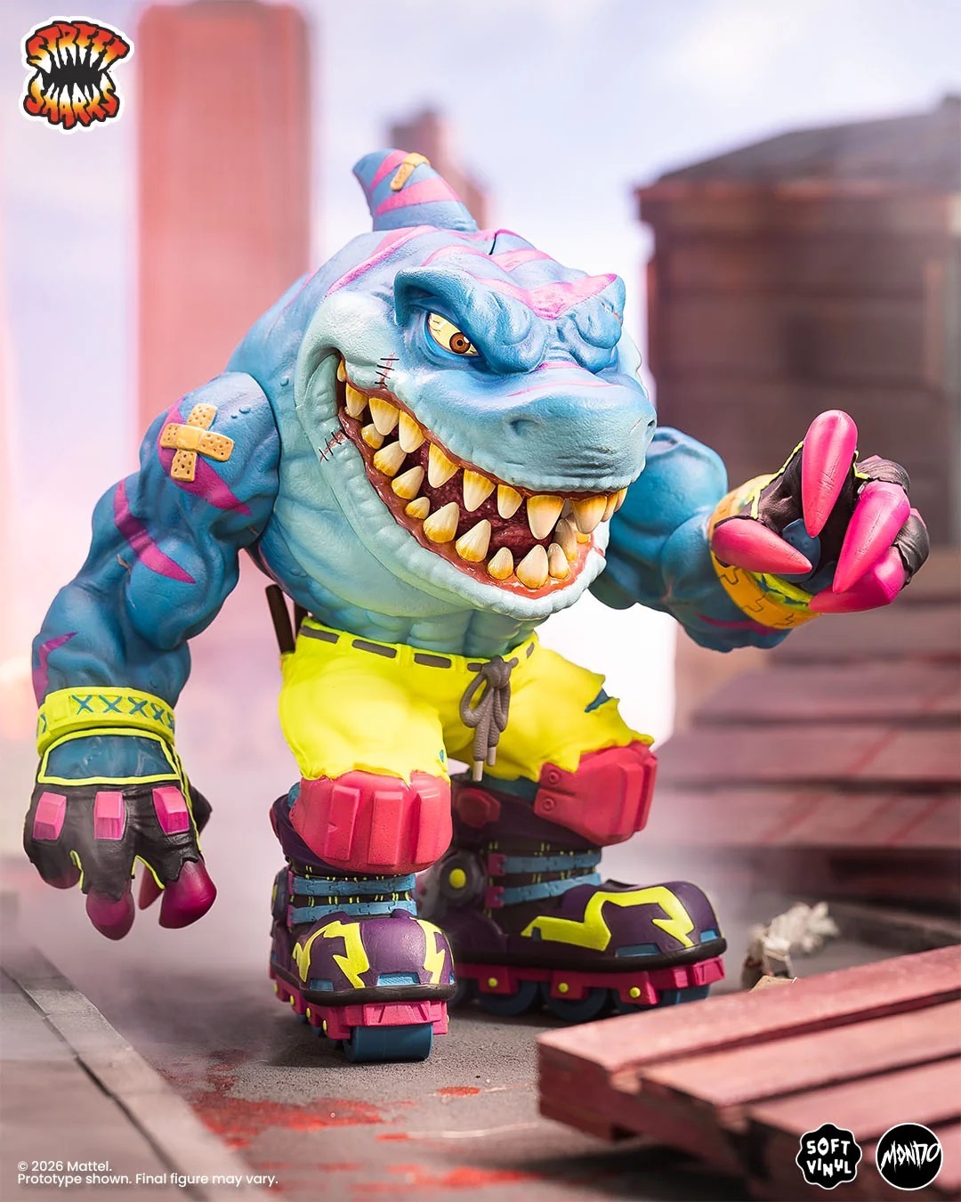 MONDO『ストリートシャークス』ソフビフィギュアシリーズに