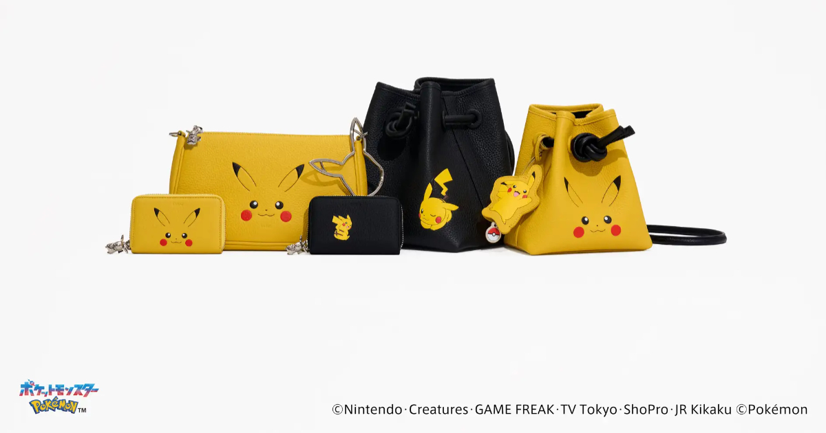 VASIC「ポケモンコレクション」登場！ピカチュウやイーブイをさりげなく取り入れたバッグ＆小物を展開