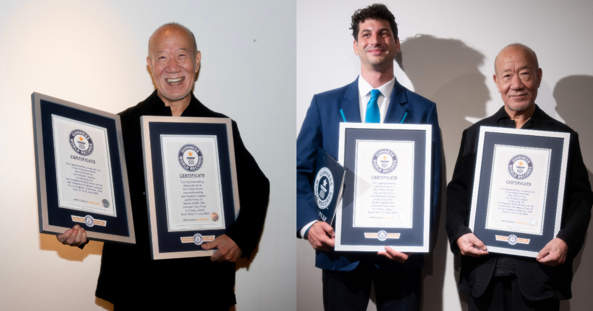 Joe Hisaishi's Japan and US Concerts Break Records, Earn Three Guinness World Records