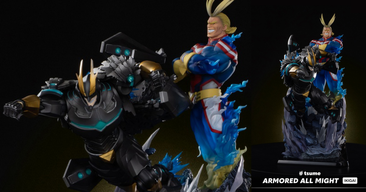 TSUME ART IKIGAI『僕のヒーローアカデミア』アーマードオールマイト 1/6スケール コレクタブルスタチュー、最終決戦の雄姿を再現！