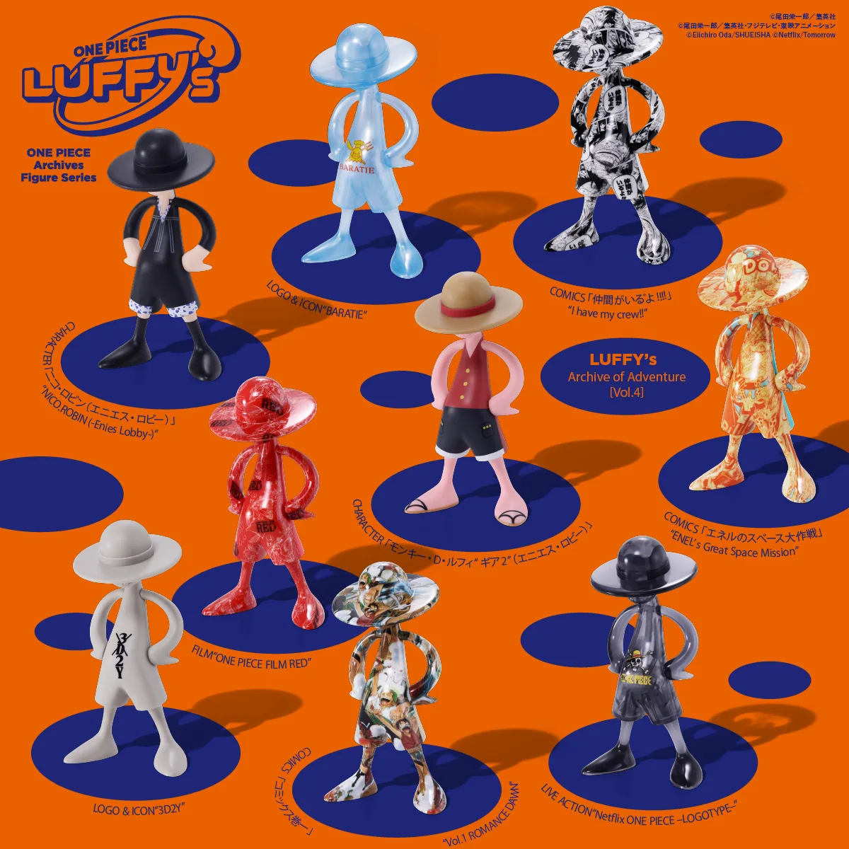 BANDAI SPIRITS「『ONE PIECE』Luffy's 冒険の記憶 [Vol.3]」ボックス