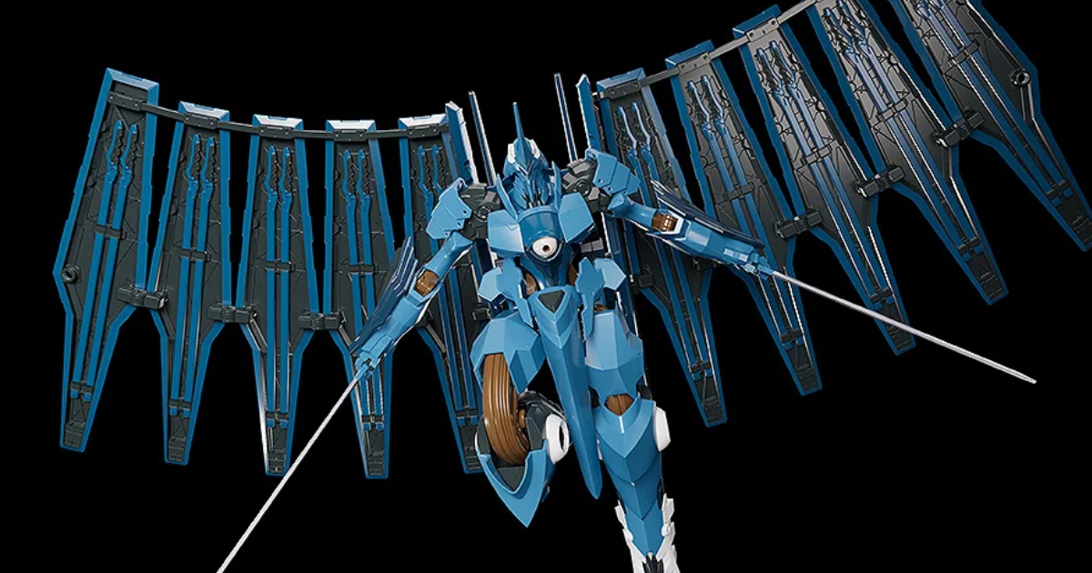 MECHA SMILE Unveils MODEROID Verdant (Manga Version) from Linebarrels of Iron, Showcasing Signature Heavy Armor and Deployable Variable Auxiliary Wings!