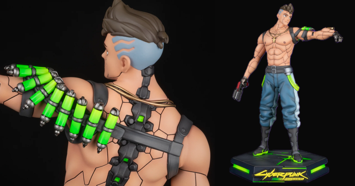Dark Horse Direct『サイバーパンク エッジランナーズ』デイビッド・マルティネス 塗装済み完成品！メイルストロームを撃破する手砲アクションを再現！