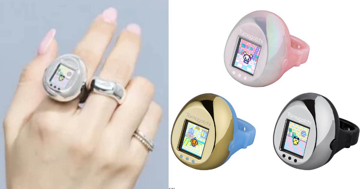 BANDAI「Tamagotchi ring」指輪型たまごっち、二次予約開始！指先で育てる新感覚たまごっちが登場！