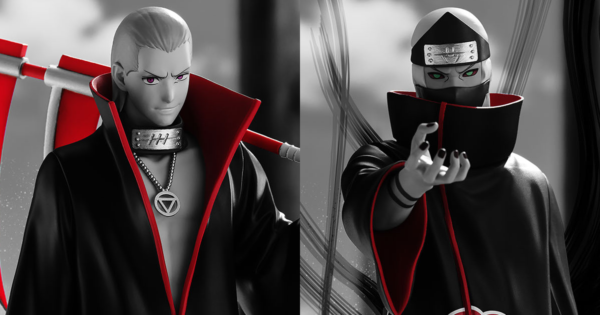 BANPRESTO's "Noir Edge Collection" Expands with Hidan and Kakuzu from "Naruto Shippuden," Featuring Signature Scythe and Mask!