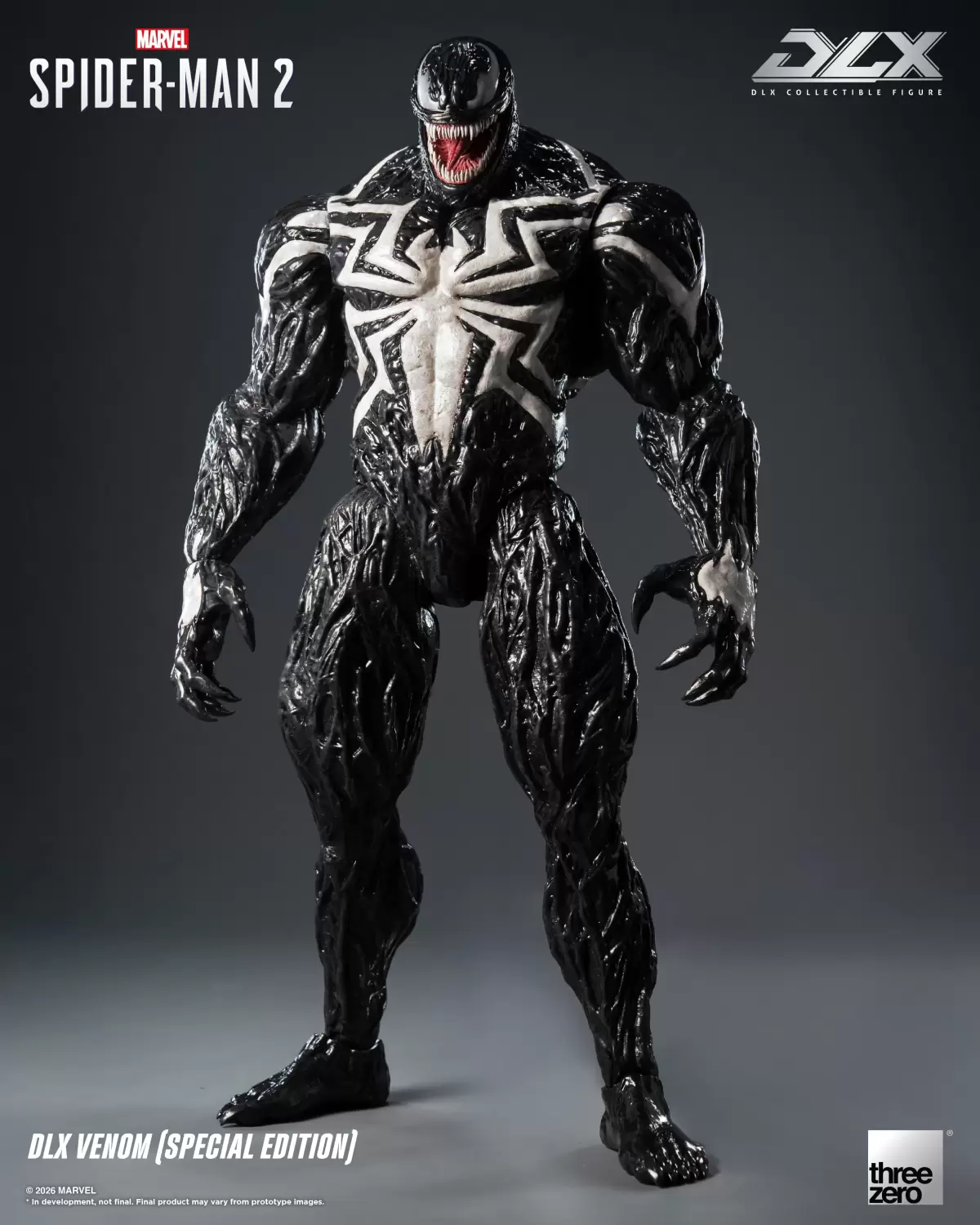 ヴェノム　特大フィギュア threezero DLX 『Marvel's Spider-Man 2』ヴェノム アクション
