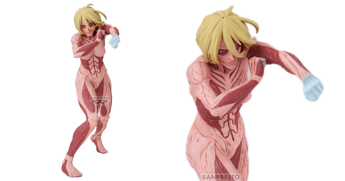 BANPRESTO MAXIMATIC Unleashes the "Attack on Titan" Female Titan Prize Figure, Capturing Her Iconic Punch!