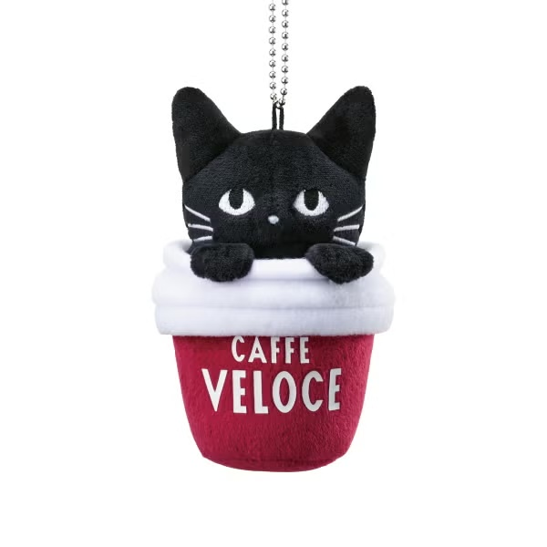 CAFFÈ VELOCE 40周年記念「黒ねこグッズ」登場！コーヒーカップに