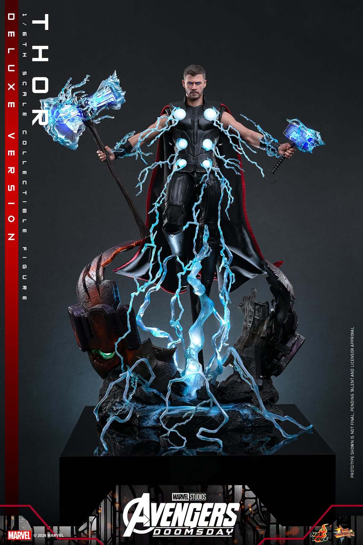 【未使用】HOTTOYS marvel THOR フィギュア Hot Toys Unveils Thor 1/6th Scale Collectible Figure from