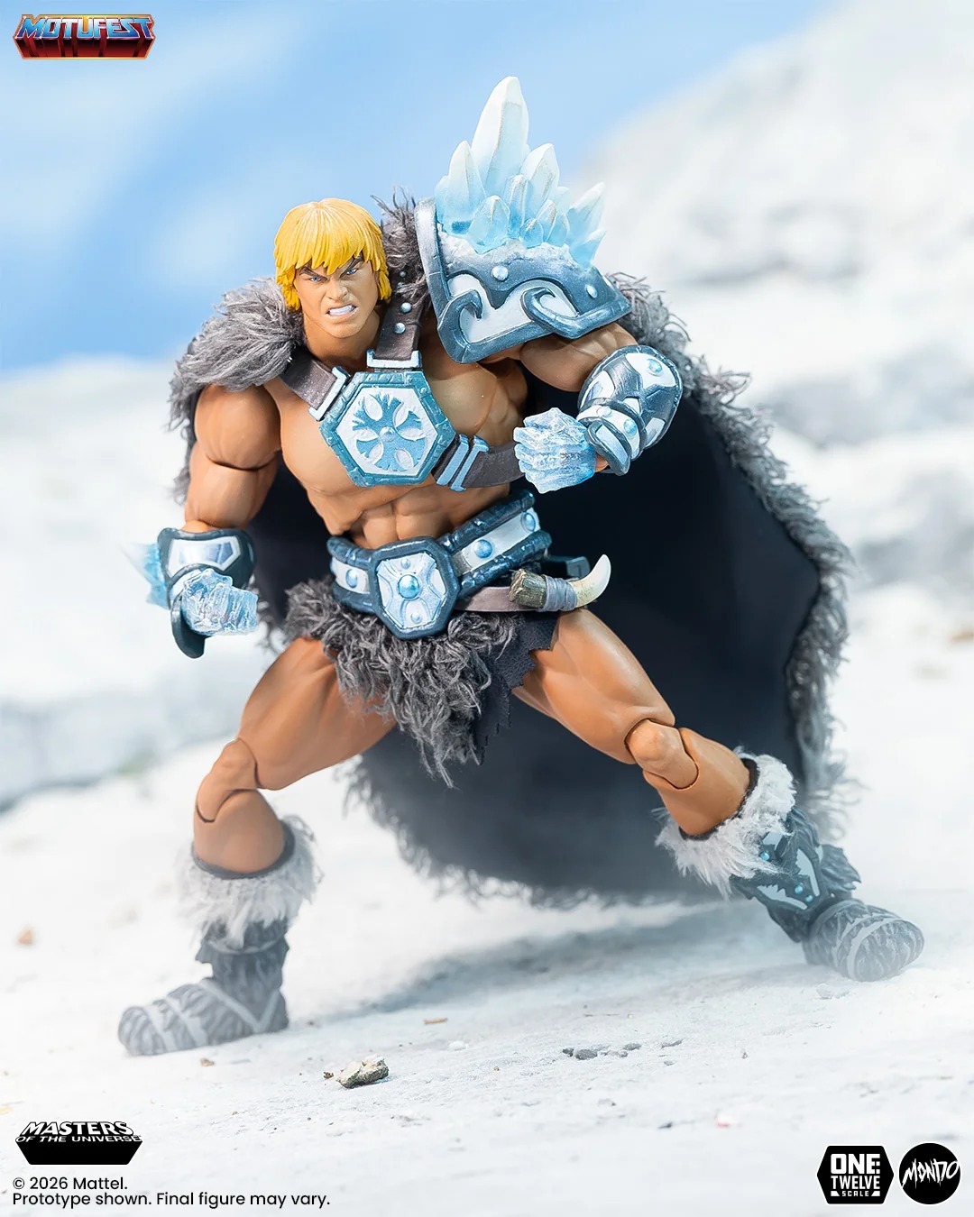 MONDO「MOTU200X - ヒーマン」1/12スケールアクションフィギュア 細部