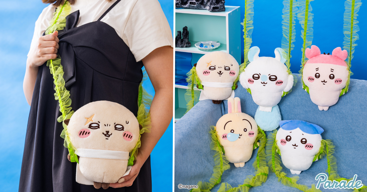 PARADE Unveils Adorable "Chiikawa The Movie: The Secret of Mermaid Island" Kelp-Bound Plush Shoulder Bags!