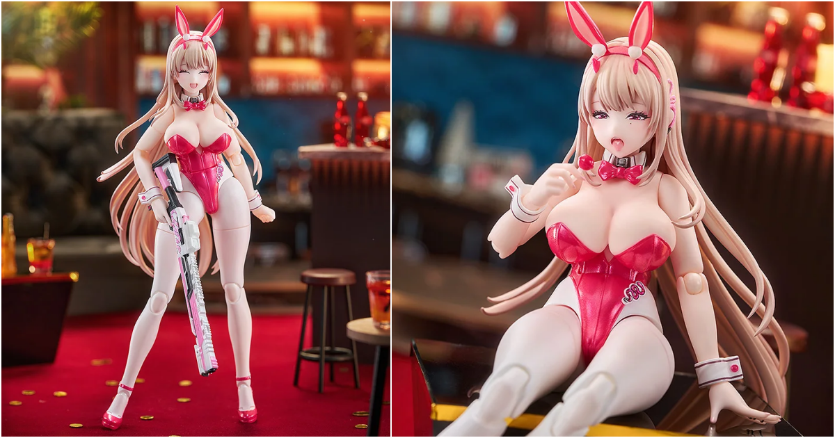 GSAS Hyper Body 『勝利の女神：NIKKE』バイパー – トキシックラビット 可動フィギュア 致命的で魅惑的なバニーガール姿で登場！