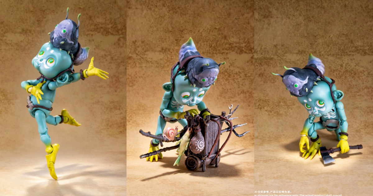 Romankey 蛹シリーズ「PPX001 JIJI」1/12スケール可動フィギュアが登場！中華ファンタジーな妖怪小僧に豊富なアクセサリーが付属！