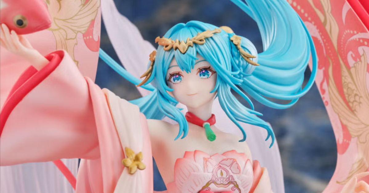 双馬尾が舞い踊る！海洋堂「初音ミク 金魚Ver.」1/7スケールフィギュア