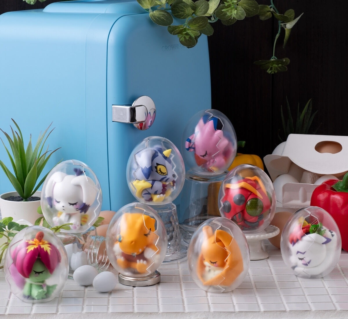 MEGA EGG FIGURE デジモンアドベンチャー おやすみデジコレ！」登場