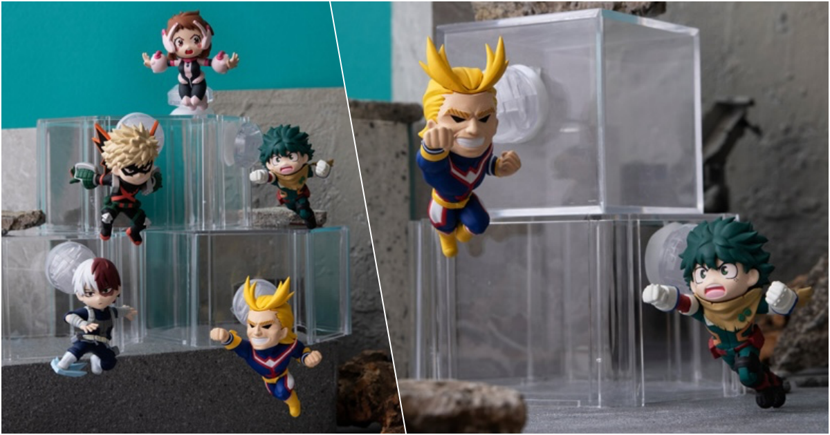 Megahouse「TOBIMAS 我的英雄學院」盒玩，快跟著綠谷、歐爾麥特躍身出動吧！