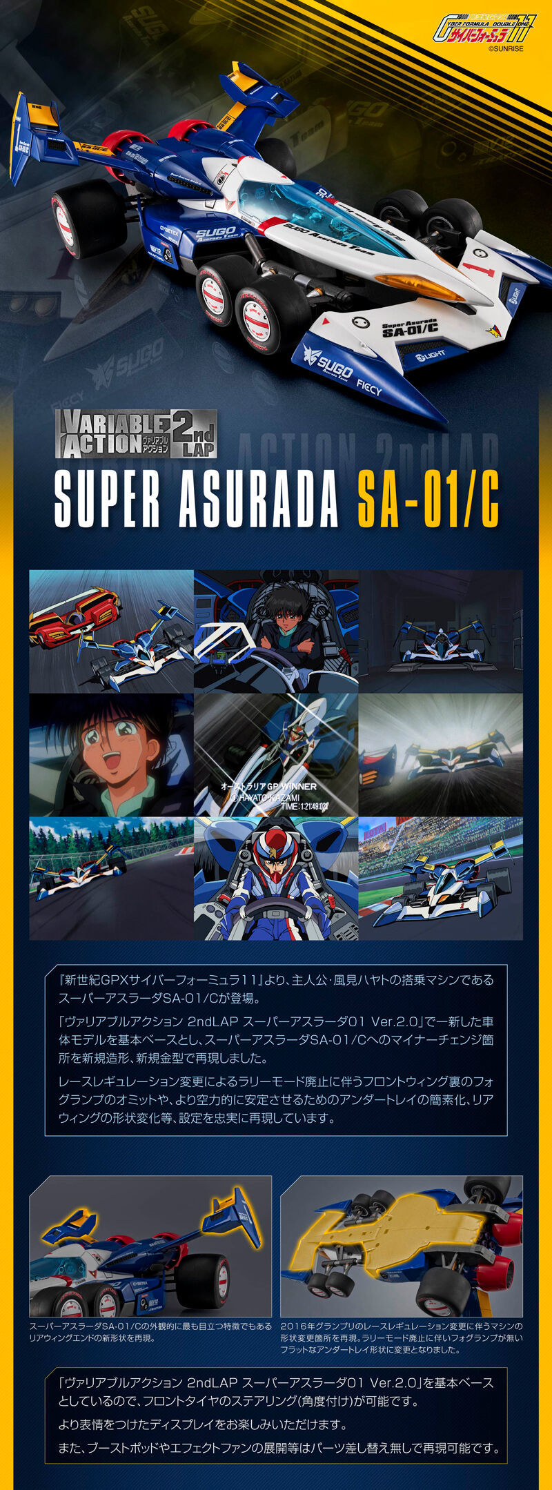 VARIABLE ACTION 2ndLAP 新世紀GPXサイバーフォーミュラ11 スーパー