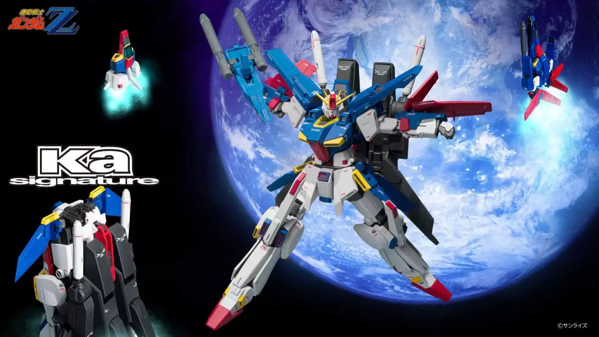 METAL ROBOT Damashii (Ka signature) "Enhanced ZZ Gundam" Features Triple Transformation and G-Fortress Mode with Die-Cast Frame!
