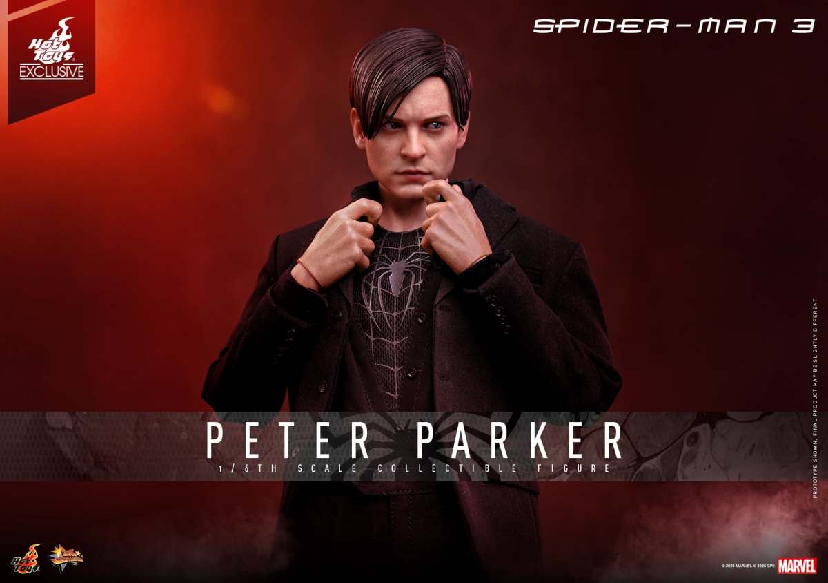 Hot Toys限定！『スパイダーマン3』「ピーター・パーカー」1/6スケール