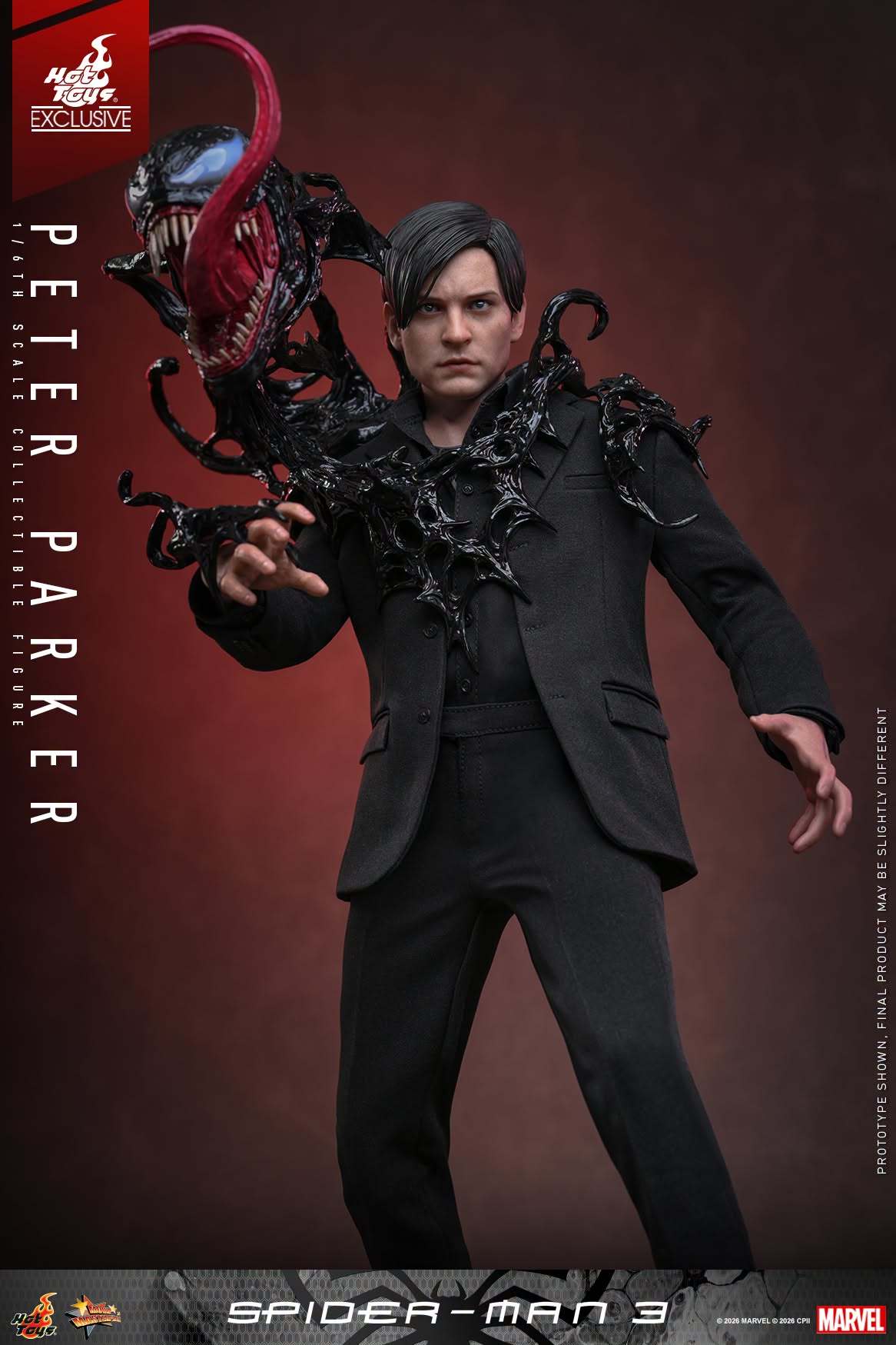 Hot Toys限定！『スパイダーマン3』「ピーター・パーカー」1/6スケール