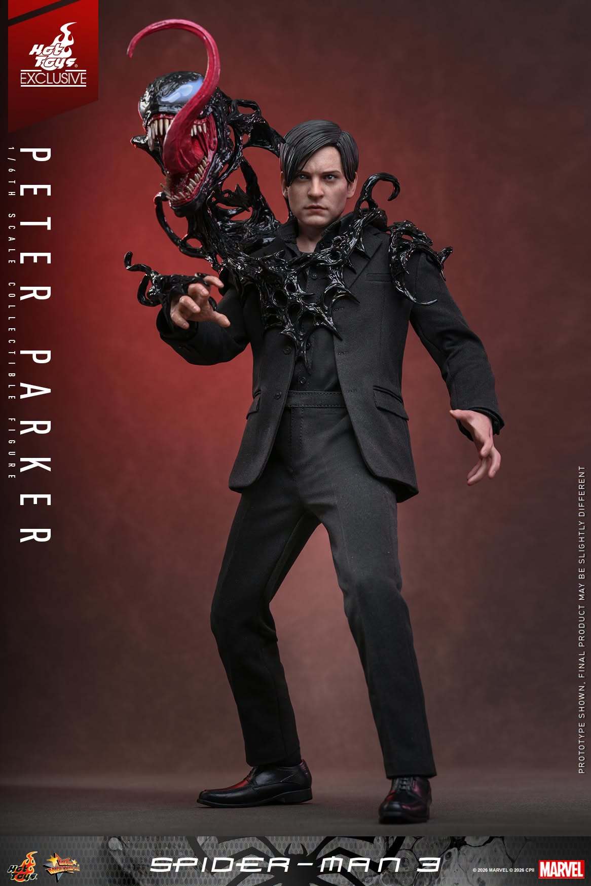 Hot Toys限定！『スパイダーマン3』「ピーター・パーカー」1/6スケール