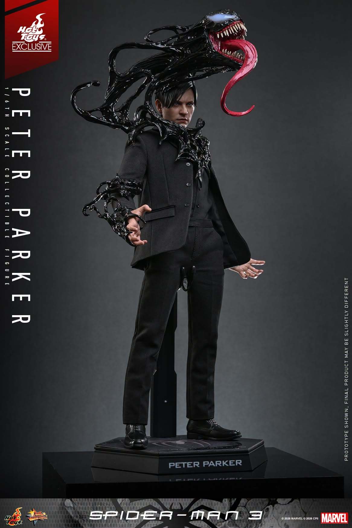 Hot Toys限定！『スパイダーマン3』「ピーター・パーカー」1/6スケール