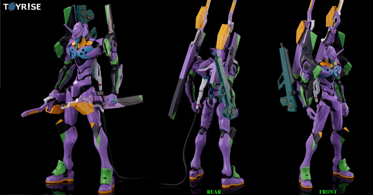 TAKARA TOMY 「TOYRISE《新世紀福音戰士》Evangelion 初號機」雖然以TV版外型登場但是武裝意外的充滿原創感！