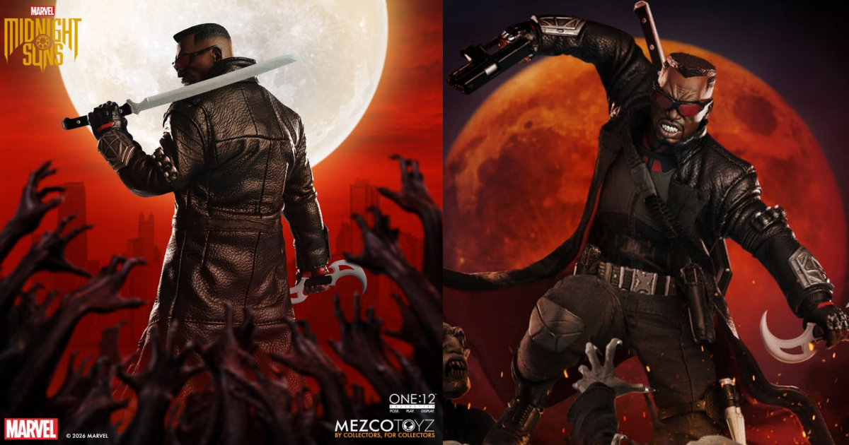 MEZCO TOYZ One:12 Collective 『マーベル ミッドナイト・サンズ』ブレイド 1/12スケール アクションフィギュア