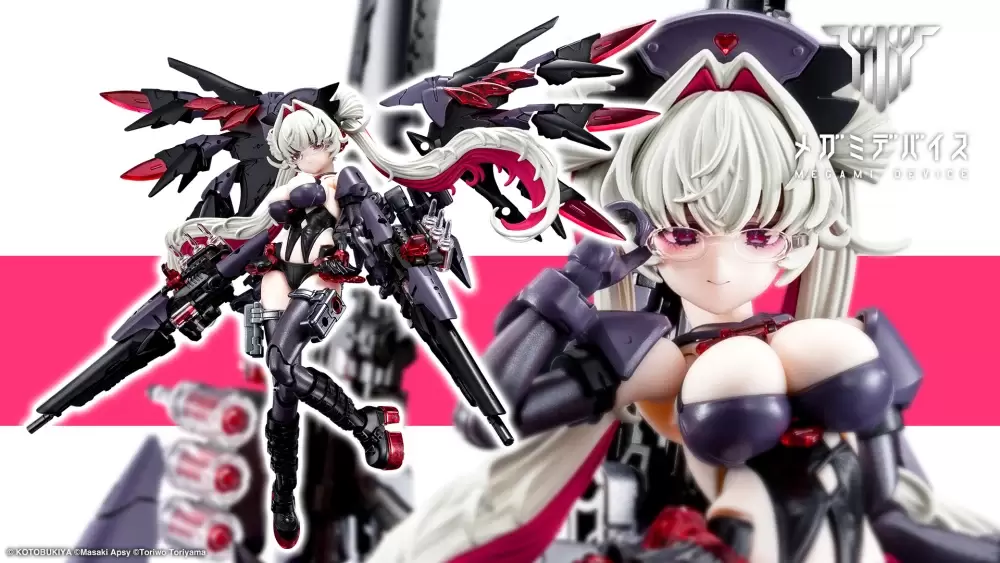 Megami Device Desire Maiden Medic Night Shift Deploys with New Red and Black Night Combat Colors!