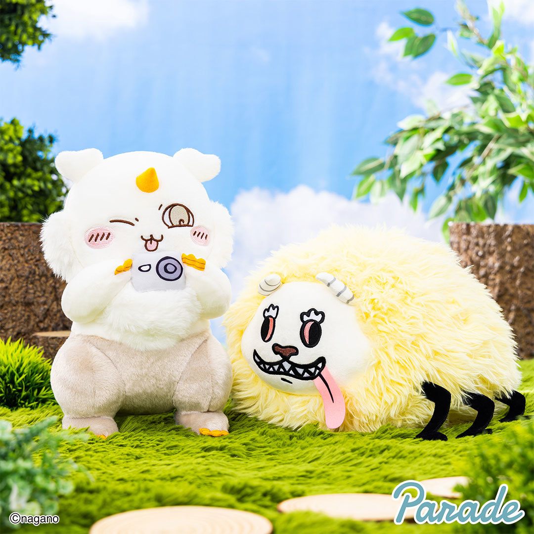 PARADE景品『ちいかわ』より「でかつよ・あのこBIGぬいぐるみ」が9月