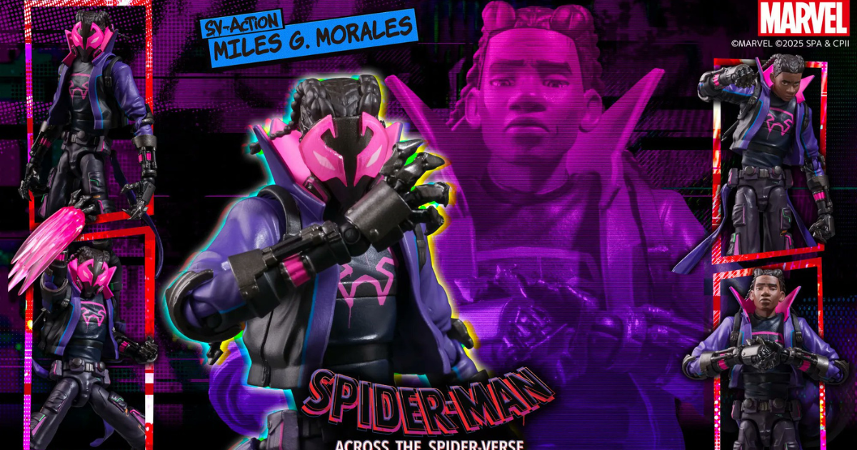 千値練 SV-Action 『スパイダーマン：アクロス・ザ・スパイダーバース』マイルス・G・モラレス 1/12可動フィギュア、その実力やいかに！？