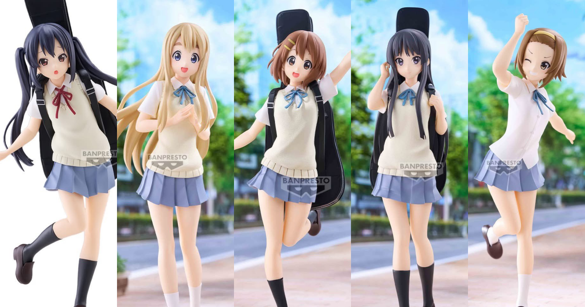 BANPRESTO『けいおん！』プライズシリーズ全公開！超レアな夏服姿が大集合！