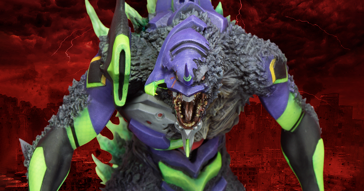 X-PLUS TOYS Announces New "EVANGELION Unit-01 G-Awakening Form" Plastic Model Kit!
