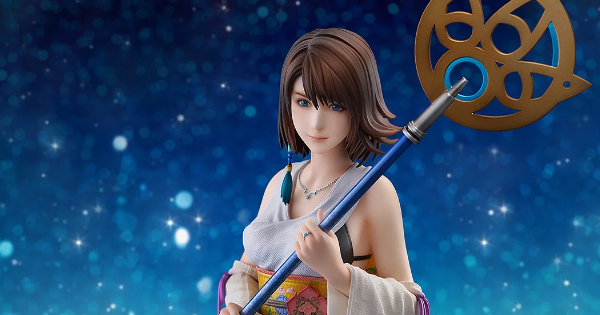 スクウェア・エニックス × グッドスマイルカンパニー『ファイナルファンタジーX ユウナ 1/6.5スケール 塗装済み完成品フィギュア』可憐な表情、衣装の細やかな紋様と華麗な柄を再現！