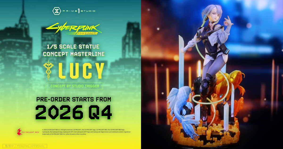 Prime 1 Studio Unveils Stunning Lucy (Concept by Studio TRIGGER) Diorama Statue from Cyberpunk: Edgerunners!