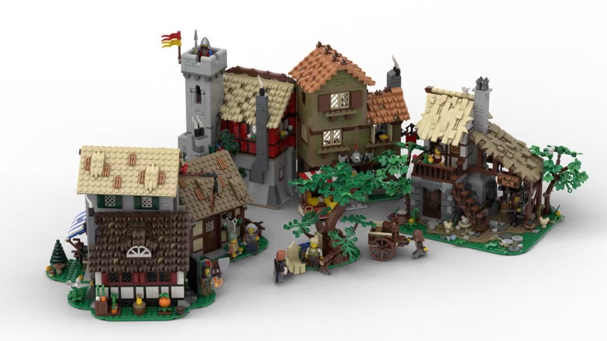 LEGO Icons「中世の街並み」10332を補完！MOC 263153「鍛冶屋」でフェルサの村が完成