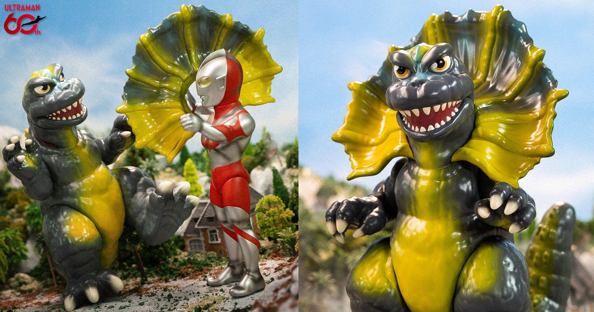 MONDO『ウルトラマン』ジラース ソフビフィギュアが登場！着脱式の襟巻きで名シーンを再現