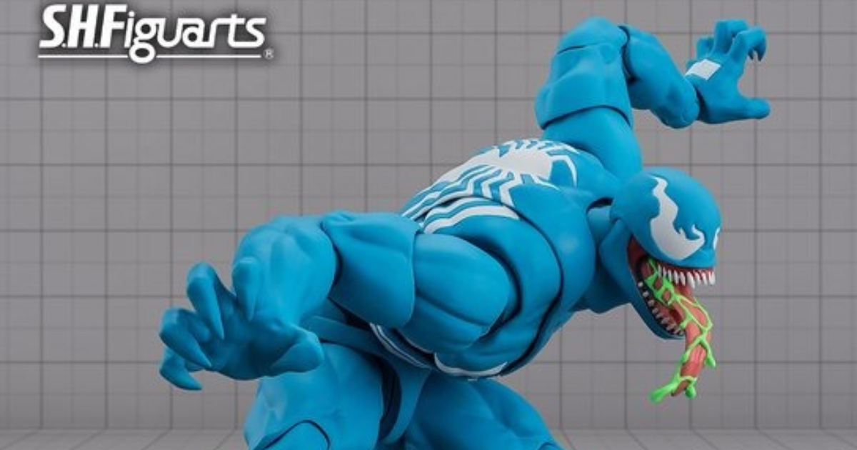S.H.Figuarts「スシネトイ魂！ ヴェノム（GAMERVERSE）」商品化決定！緑色の唾液に覆われた舌も強烈に再現