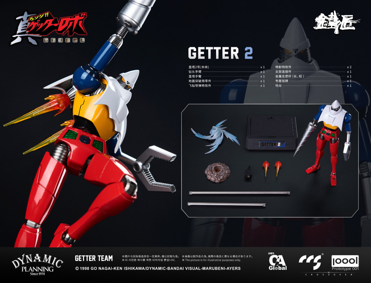 CCSTOYS『鉄魄 真ゲッター1 スターズスラッシャーVer.』の全貌公開