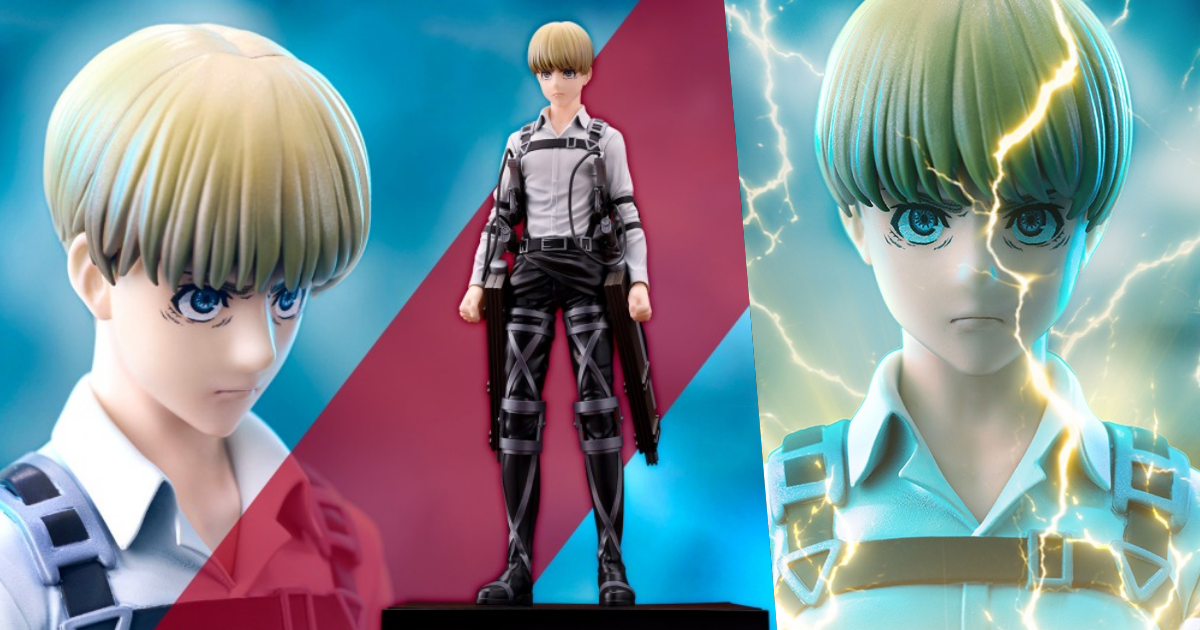壽屋 OSHI WORKS「《進擊的巨人》阿爾敏·亞魯雷特 The Final Season ver.」無比例塗裝完成品