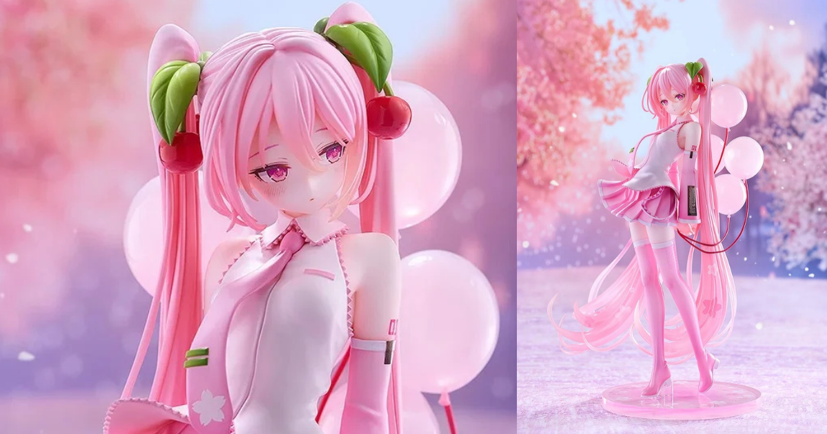 GSC「G.S.Collection 櫻未來 Good Smile插畫比賽Ver.」1/7比例模型 重現原畫極致的夢幻空靈感！